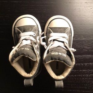 Brand new black/gray Chuck Taylor Converse shoes